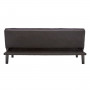 Sarantino 3 Seater Modular Faux Linen Fabric Sofa Bed Couch - Black thumbnail 8