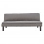 Sarantino 3 Seater Modular Faux Linen Fabric Sofa Bed Couch -Dark Grey thumbnail 1