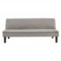 Sarantino 3 Seater Modular Faux Linen Fabric Sofa Bed Couch Light Grey thumbnail 1