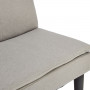 Sarantino 3 Seater Modular Faux Linen Fabric Sofa Bed Couch Light Grey thumbnail 12