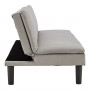 Sarantino 3 Seater Modular Faux Linen Fabric Sofa Bed Couch Light Grey thumbnail 7