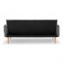 Sarantino 3 Seater Modular Linen Fabric Sofa Bed Couch Armrest Grey thumbnail 6