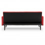 Sarantino 3 Seater Modular Linen Fabric  Bed Sofa Armrest Red thumbnail 6