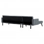 Sarantino 3-Seater Corner Wooden Sofa Bed Lounge Chaise Sofa Grey thumbnail 5