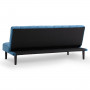 Sarantino Faux Suede Fabric Sofa Bed Furniture Lounge Seat Blue thumbnail 8