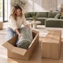 Sarantino Soffia 2.75m Green Corduroy Corner Sofa with Chaise L-Shape Sectional Couch 3 Seater Lounge Sofa in a Box thumbnail 13