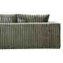 Sarantino Soffia 2.75m Green Corduroy Corner Sofa with Chaise L-Shape Sectional Couch 3 Seater Lounge Sofa in a Box thumbnail 17