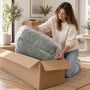 Sarantino Lume 1.9m Convertible Sofa Bed Green Corduroy Folding Foam Couch Double Floor Daybed Chaise Lounge thumbnail 10