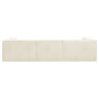 Sarantino Novi 3-Seater Modular Sofa with Ottoman in Cream Non-Slip Bottom Lounge thumbnail 5