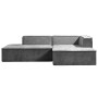 Sarantino Vani Compressed 3 Seater Modular Sofa Set- Dark Grey thumbnail 9