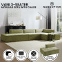 Sarantino Vani 3 Seater Modular Sofa Set - Green thumbnail 10
