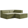 Sarantino Vani 3 Seater Modular Sofa Set - Green thumbnail 7