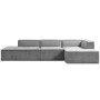 Sarantino Vani Compressed 3 Seater Modular Sofa Set - Light Grey thumbnail 1