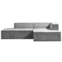 Sarantino Vani Compressed 3 Seater Modular Sofa Set - Light Grey thumbnail 9
