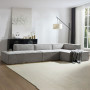 Sarantino Vani Compressed 3 Seater Modular Sofa Set - Light Grey thumbnail 10