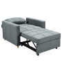 Suri 3-in-1 Convertible Sofa Chair Bed by Sarantino - Airforce Blue thumbnail 2