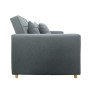 Suri 3-in-1 Convertible Sofa Chair Bed by Sarantino - Airforce Blue thumbnail 7