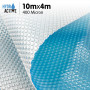400 Micron Solar Swimming Pool Cover -  Blue/Silver 10m x 4m thumbnail 1
