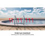 400 Micron Solar Swimming Pool Cover -  Blue/Silver 10m x 4.7m thumbnail 5