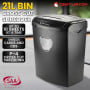 Centurion 21L Cross-Cut Office Shredder 10-Sheet Paper, CD & Credit Card Security thumbnail 14