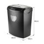 Centurion 21L Cross-Cut Office Shredder 10-Sheet Paper, CD & Credit Card Security thumbnail 3