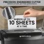 Centurion 21L Cross-Cut Office Shredder 10-Sheet Paper, CD & Credit Card Security thumbnail 9