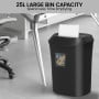 Centurion 25L 12-Sheet Paper Shredder Electric Cross-Cut Home & Office Cutter thumbnail 10