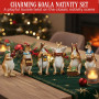 7 Piece Kangaroo Christmas Nativity Scene thumbnail 3