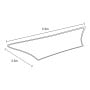 Wallaroo 2.5 x 2.5m Square Sun Shade Sail Canopy Awning Breathable UV Block for Outdoor Patio Garden Yard - Sand thumbnail 5