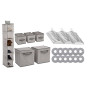 Delta Children 48 Piece Nursery Storage Set Cool Grey thumbnail 1