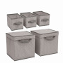 Delta Children 48 Piece Nursery Storage Set Cool Grey thumbnail 4