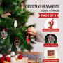 Aussie Animals Pack of 6 Christmas Baubles Decoration Gift Pack thumbnail 3