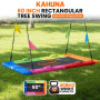 Kahuna 60 Inch Rectangular Tree Swing with Foam Padded Tubes and Accessory Kit thumbnail 1