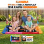 Kahuna 60 Inch Rectangular Tree Swing with Foam Padded Tubes and Accessory Kit thumbnail 11