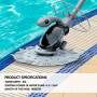 Automatic Swimming Pool Vacuum Cleaner Leaf Eater Turtle thumbnail 7
