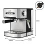 Pronti Breakfast Set with 1.6L Coffee Machine, Silver Noir Toaster & Kettle thumbnail 6