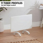 Nobo 1000W Compact Electric Panel Heater with Castors & Wall Mount - Refurbished thumbnail 10