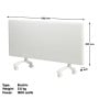 Nobo 1500W T2-NTL4R15 Slimline Wi-Fi Electric Panel Heater - Refurbished thumbnail 4