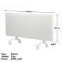 Nobo 2400W T2-NTL4R24 Slimline Wi-Fi Electric Panel Heater - Refurbished thumbnail 3
