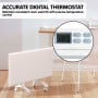 Nobo 1500W T2-NTL4S15 Electric Panel Heater with Tilt Switch Silent Operation & Allergy-Free - Refurbished thumbnail 9
