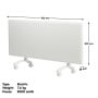 Nobo 2000W T2-NTL4S20 Electric Panel Heater with Tilt Switch Silent Operation & Allergy-Free - Refurbished thumbnail 4