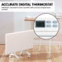 Nobo 2000W T2-NTL4S20 Electric Panel Heater with Tilt Switch Silent Operation & Allergy-Free - Refurbished thumbnail 9