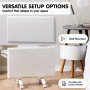 Nobo 1000W Electric Panel Heater with Timer Wall Mount and Castors - Refurbished thumbnail 12