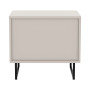 Sarantino Tessa Fluted 2-Drawer Bedside Table - Taupe thumbnail 5