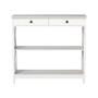 Sarantino Eloise Cross Console Table - White thumbnail 2