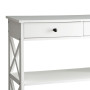 Sarantino Eloise Cross Console Table - White thumbnail 4