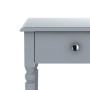Sarantino Esther Bedside Table with Drawer - Grey thumbnail 4