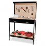 2-Layered Work Bench Garage Storage Table Tool Shop Shelf thumbnail 1