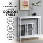 Sarantino Julian Console Table in White thumbnail 11