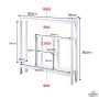 Sarantino Julian Console Table in White thumbnail 3